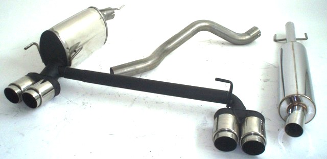 FRIEDRICH Sport-Auspuff / Duplex-Anlage 63,5mm Edelstahl für: OPEL Meriva 1.3CDTI,1.4Tp,1.6,1.6 16V,1.6Tp,1.7DTI 16V,1.7CDTI,1.8 16V / 51-92kW | Endrohr-Typen: alle