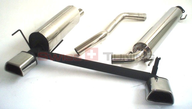 FRIEDRICH Sport-Auspuff / Duplex-Anlage 63,5mm Edelstahl für: OPEL Zafira B 1.6Tp,1.8,1.9CDTI,2.0 16V Turbo,2.2 Direct 74,77,88,110,147kW (CDTI nur ohne Rußpartikelfilter, nur ESD möglich) | Endrohr-Typen: alle
