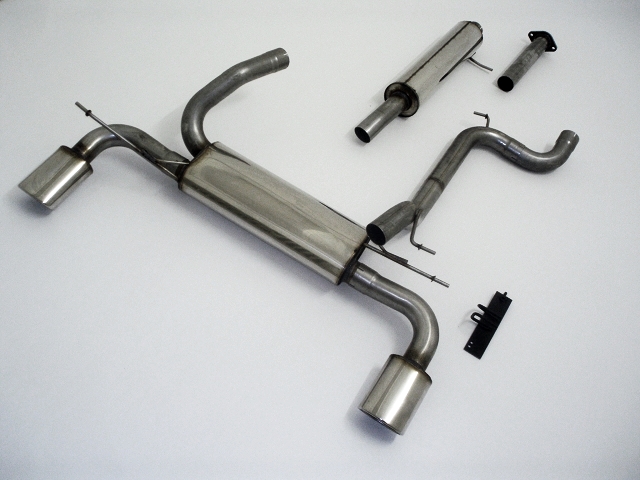 FRIEDRICH Sport-Auspuff / Duplex-Anlage 63,5mm Edelstahl für: FORD Focus - DA3 /  1.4,1.6,1.6TDCi,1.8,1.8TDCi,2.0,2.0TDCi / 59-107kW | Endrohr-Typen: alle