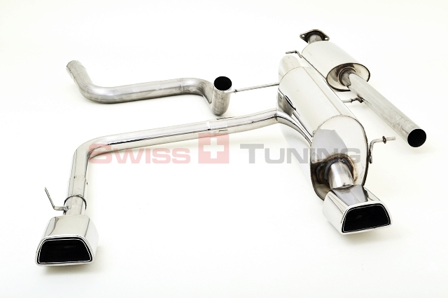 FRIEDRICH Sport-Auspuff / Duplex-Anlage 63,5mm Edelstahl für: FORD Fiesta - JA8 / 1.25,1.4,1.6 / 44,60,71,88 kW | Endrohr-Typen: alle / auch für Styling-Paket erhältlich, für Fiesta Sport nicht möglich