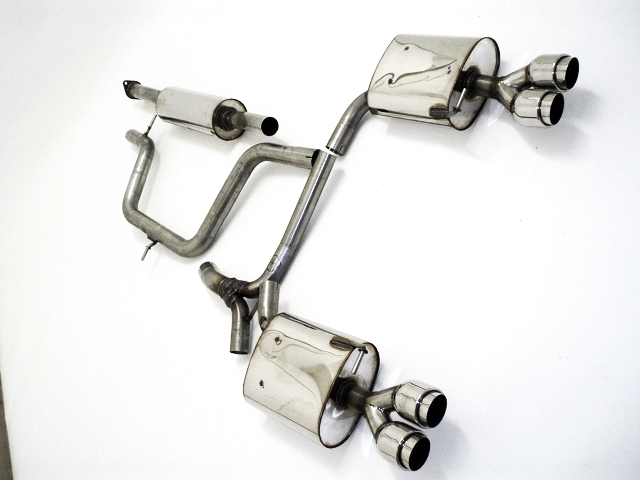 FRIEDRICH Sport-Auspuff / Duplex-Anlage 63,5mm Edelstahl für: FORD Mondeo Lim.,Turnier - BA7 / 2.5T - 162 kW | Endrohr-Typen: alle