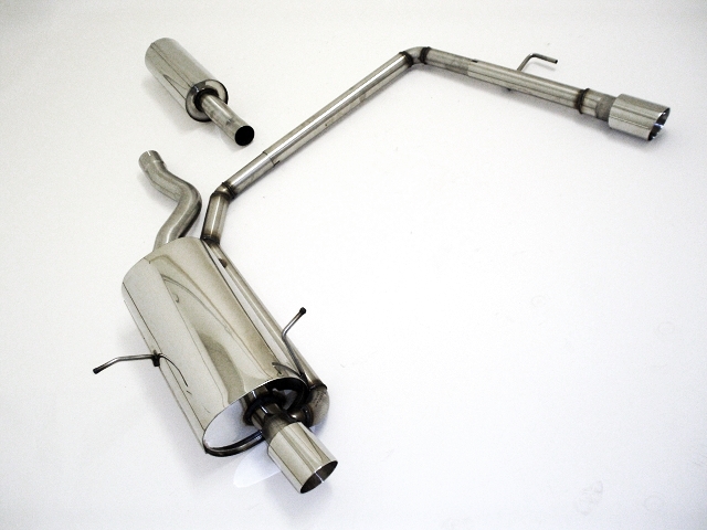 FRIEDRICH Sport-Auspuff / Duplex-Anlage 63,5mm Edelstahl für: BMW E46 / 316i,318i  / 77-105 kW |  Endrohr-Typen: alle