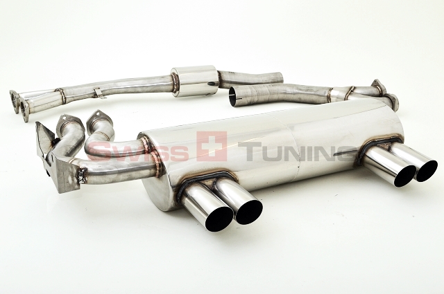 FRIEDRICH Sportauspuff / Duplex-Anlage 76mm Edelstahl ab Kat. für: BMW E46 M3, M3-CSL / 252,265kW | Endrohr-Typen: alle
