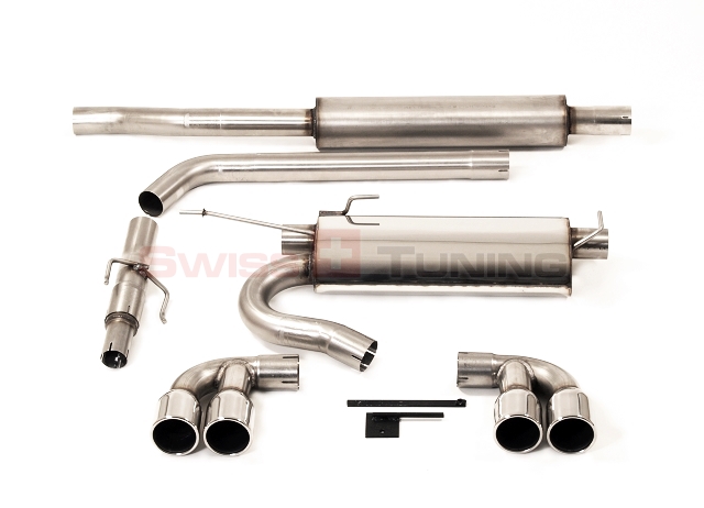 FRIEDRICH Sport-Auspuff / Duplex-Anlage 63,5mm Edelstahl für: MINI One, Cooper 1.4 16V,1.6D,1.6i 16V,2.0D - R56  /  55,66,70,72,80,82,88,90 kW | Endrohr-Typen: alle