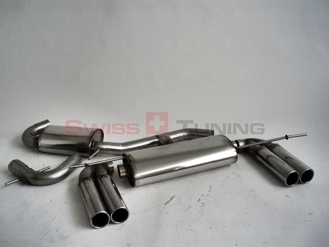 FRIEDRICH Sport-Auspuff / Duplex-Anlage 63,5mm Edelstahl für: VW Golf 5 / 1.4, 1.4FSI, 1.4TSI, 1.6i, 1.6FSI, 1.9TDi, 2.0SDi, 2.0TDi, 2.0FSI  / 55-125 kW | Endrohr-Typen: alle