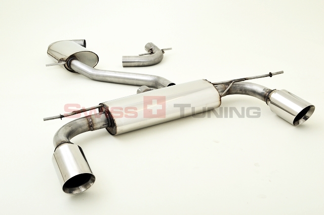 FRIEDRICH Sport-Auspuff / Duplex-Anlage 63,5mm Edelstahl für: VW Beetle - 5C / 2.0TSI - 147 kW | Endrohr-Typen: alle / auch für R-Line passend