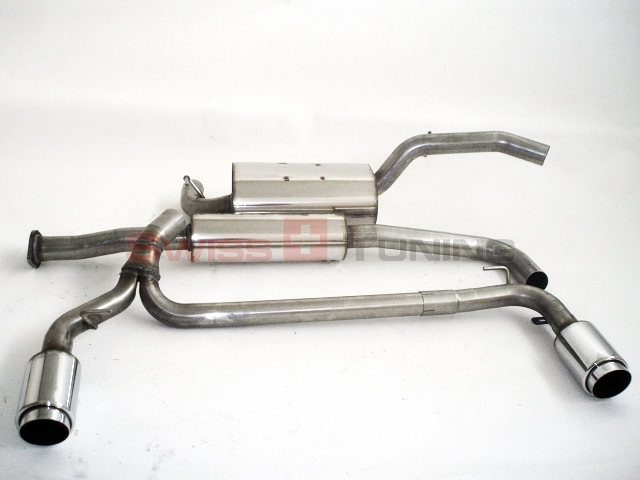 FRIEDRICH Sport-Auspuff / Duplex-Anlage 63,5mm Edelstahl für: MAZDA 3 - BL /  1.6 MZR, 1.6 MZ-CD / 77,80,85 kW | Endrohr-Typen: alle