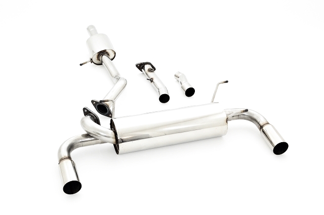 FRIEDRICH Sport-Auspuff / Duplex-Anlage 63,5mm Edelstahl für: MAZDA MX-5 - NB / 1.6 16V, 1.9 16V - 81,102,103,107 KW |  Endrohr-Typen: alle