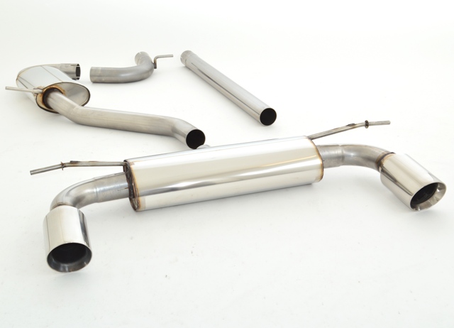 FRIEDRICH Sport-Auspuff / Duplex-Anlage 63,5mm Edelstahl für: SEAT Leon - 5F / 1.8TSI - 132 kW | Endrohr-Typen: alle / auch für Seat Aerodynamikkit, Cupra- und Rieger-Heck lieferbar