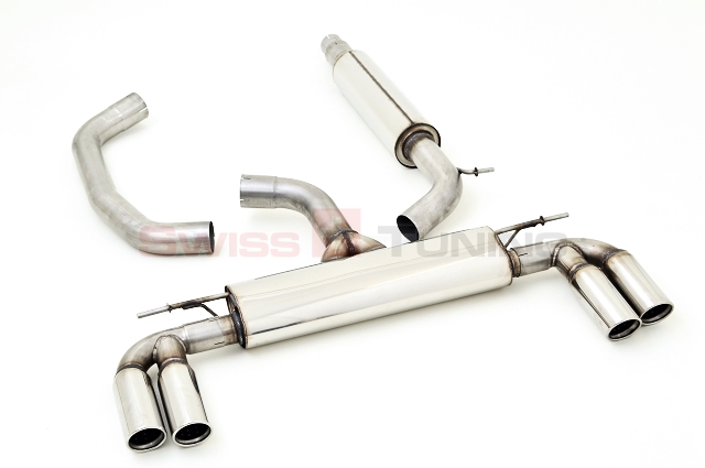 FRIEDRICH Sportauspuff / Duplex-Anlage 76mm Edelstahl ab Kat. für: SEAT Leon - 5F / 1.8TSI - 132 kW |  Endrohr-Typen: alle / auch für Seat Aerodynamikkit, Cupra- und Rieger-Heck lieferbar