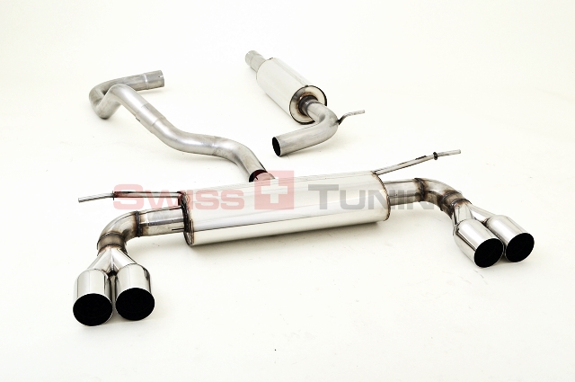 FRIEDRICH Sport-Auspuff / Duplex-Anlage 63,5mm Edelstahl für: SEAT Leon - 5F / 1.2TSI, 1.4TSI, 1.6TDI, 2.0TDI / 63-110 kW | Endrohr-Typen: alle