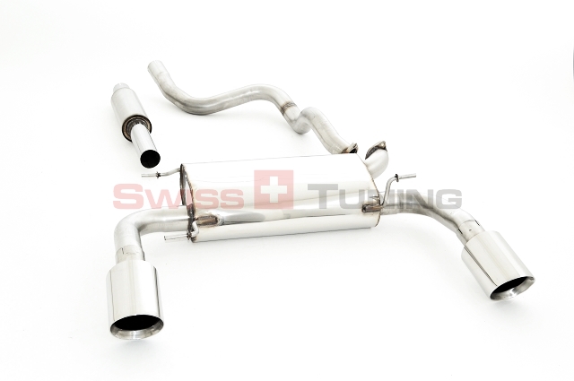 FRIEDRICH Sport-Auspuff / Duplex-Anlage 63,5mm Edelstahl für: SUZUKI Swift Sport - NZ / 1.6 16V - 100 kW  | Endrohr-Typen: alle