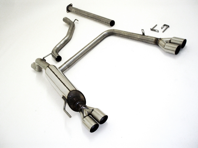 FRIEDRICH Sport-Auspuff / Duplex-Anlage 63,5mm Edelstahl für: FIAT Grande Punto 1.3JTD, 1.4T-Jet, 1.9JTD / 55,66,88,96 kW |  Endrohr-Typen: alle