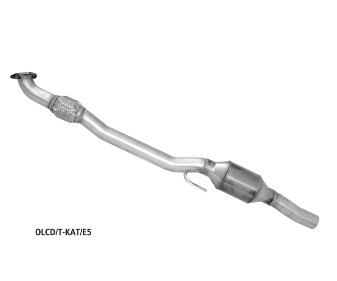 BASTUCK Downpipe 70mm mit Sport-Kat. 200 cpsi für: OPEL Corsa D OPC, OPC NBR - 141,155 kW / Hinweis: nur für Euro-5 Norm zugelassen