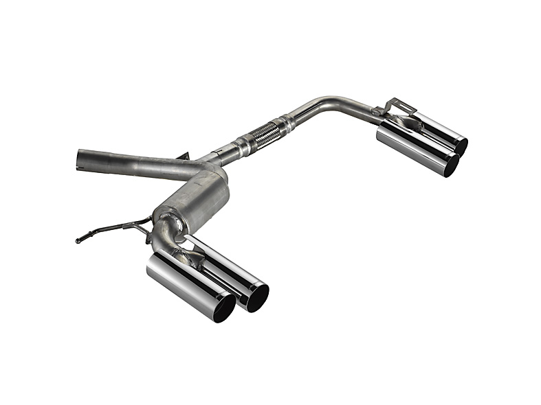 EISENMANN Sportauspuff / Duplex-ESD für: BMW 118d, 120d - E87 / bis 2.2007 / 89,90,110,120 kW | Endrohre: 2x 70mm rund