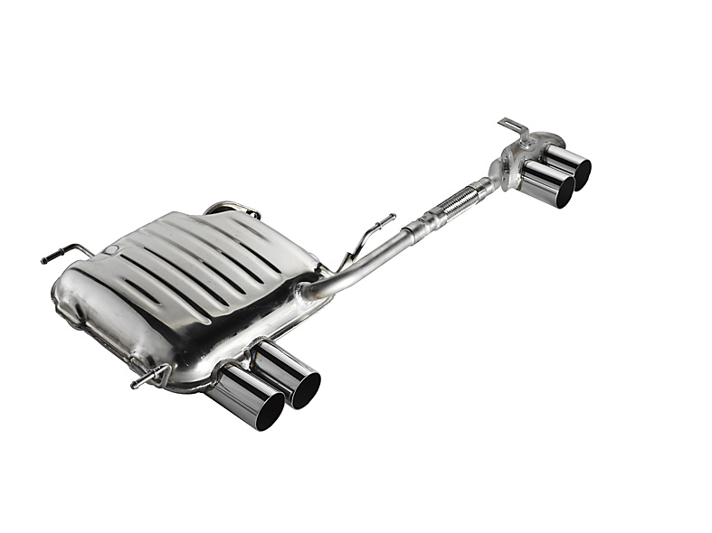 EISENMANN Sportauspuff / Duplex-ESD für: BMW 116i, 118i, 120i - E87 / bis 2.2007 / 85,95,110 kW | Endrohre: 4x 70mm rund