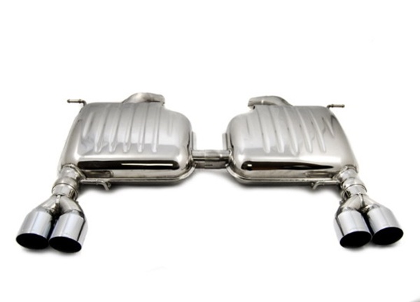 EISENMANN Sportauspuff / Duplex-ESD für: BMW 335i - E92,E93 / 225,240 kW | Endrohre: 4x 76mm rund / Hinweis: Änderung der Heckschürze nötig