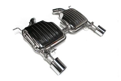 EISENMANN Sportauspuff / Duplex-ESD für: BMW 335i, 335ix - E92,E93 / 225,240 kW | Endrohre: 2x 102mm rund / Hinweis: Änderung der Heckschürze nötig