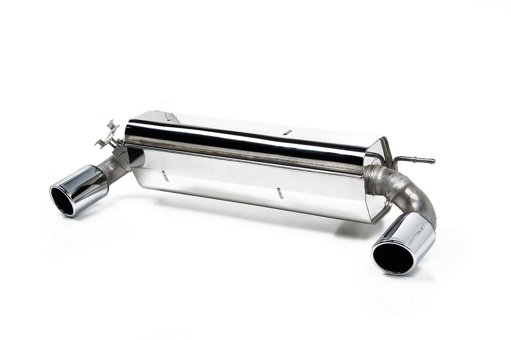 EISENMANN Sportauspuff / Duplex-ESD für: BMW M135i, M135ix - F20 / 235 kW | Endrohre: 2x 90mm rund / mit Klappe