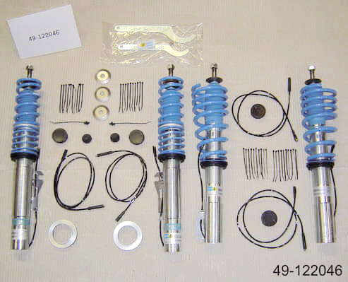BILSTEIN Gewinde-Fahrwerk B16 Damptronic für:  PORSCHE Boxster + Cayman - 987 / 2.7 - 3.4S / 11.04- / Tiefer mm VA/HA: 25-45/25-45 / Hinweis: für Modelle mit PASM-Dämpfkraftverstellung