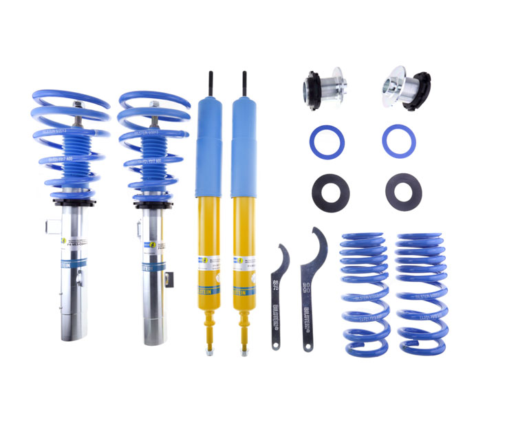 BILSTEIN Gewinde-Fahrwerk B14 PSS für:  BMW 316i - 335i  / E90,E91,E92,E93 / -1000 kg VA-Last /  Tiefer mm VA/HA max.: 30-50/20-40 mm / ohne Härteverstellung