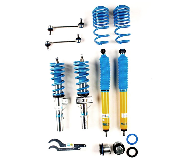 BILSTEIN Gewinde-Fahrwerk B14 PSS für:  SKODA Fabia  1.2 - 1.9TDI, RS / 6Y, -960 kg VA-Last  /  Tiefer mm VA/HA max.: 30-50/30-50 mm / ohne Härteverstellung