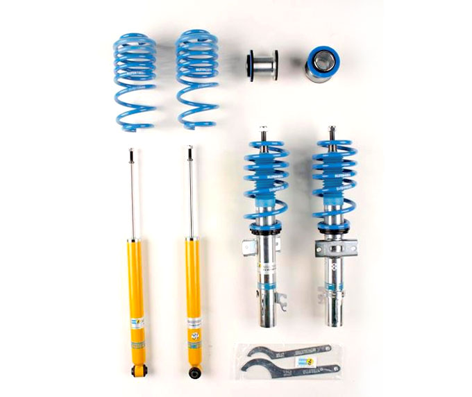 BILSTEIN Gewinde-Fahrwerk B14 PSS für:  VW Polo GTI - 6C / 1.8TSI - 141 kW  /  Tiefer mm VA/HA max.: 20-35/10-30 mm / ohne Härteverstellung