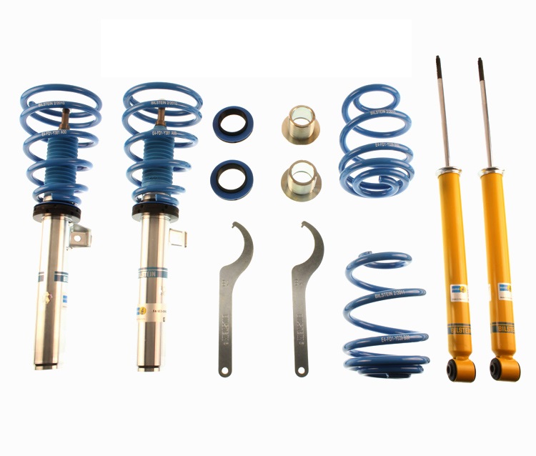 BILSTEIN Gewinde-Fahrwerk B14 PSS für:  BMW 316i - 330i  / E46, Lim.,Coupé,Cabrio,Touring /  Tiefer mm VA/HA max.: 35-60/15-40 mm / ohne Härteverstellung