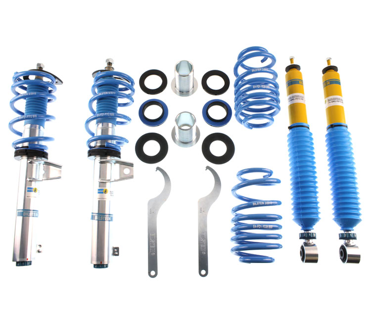 BILSTEIN Gewinde-Fahrwerk B16 PSS10 für:  AUDI S3 - 8V /  Tiefer mm VA/HA: 15-30 / 15-30 / mit 10-facher Härteverstellung von aussen / Hinweis: bis max. 1070 kg VA-Last / VA= Ø 55mm