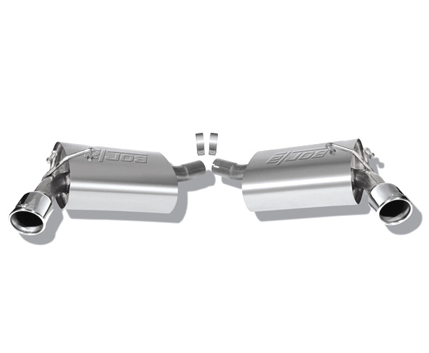 BORLA Sportauspuff / US Rear Section (ESD) S-Type für: CHEVROLET Camaro V6 3.6 / 2010-13 | mit Endrohren Typ 35 - rund 114 mm / ohne CH-Gutachten