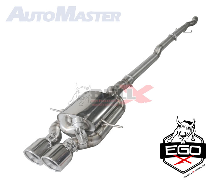 BULL-X Sportauspuff / EGO-X Anlage 70mm ab Kat. für: MINI Cooper S + JCW - R56,R57,R58,R59 / 1.6T - 128,135,147,155,160 kW /  Endrohre: 2c,5a,5b,6b,6c,7b/| Endrohre poliert sind inkl.