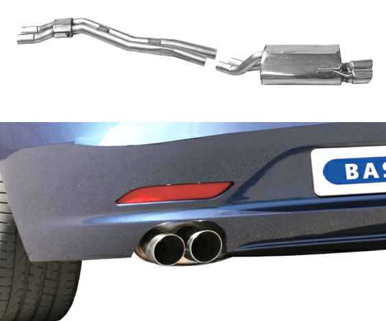 BASTUCK Sportauspuff / ESD für: BMW Z4 - E89 / sDrive 23i, 30i / 150,190 kW | Endrohre: 2x 76 scharf,schräg / MSD + ESD