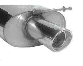 BASTUCK Sportauspuff / Duplex-ESD für: AUDI A4 (8E,8H) alle (excl. S4)  Endrohre: 2x 90 rund