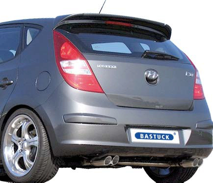 BASTUCK Sportauspuff / Duplex-Anlage ab Kat. für: HYUNDAI i30 - FD / 1.4, 1.6, 2.0 / 66-105 kW  |  Endrohre: 4x 76 rund