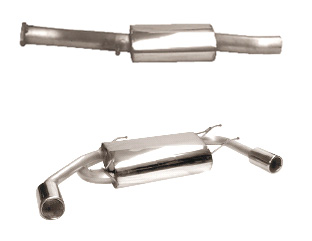 BASTUCK Sportauspuff / Duplex-Anlage ab Kat. für: MAZDA MX-5 - NA |  Endrohre:  2x 90mm rund / aussen | Für Modelle ab 1997, für Modelle 1990-96 bitte anfragen.