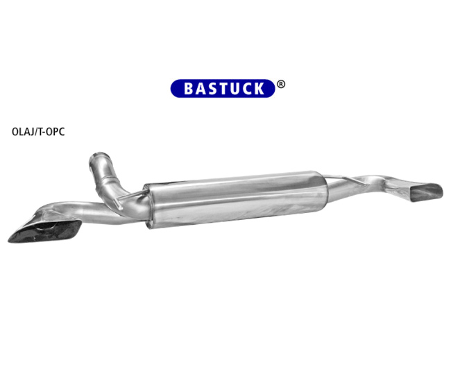 BASTUCK Sportauspuff / Duplex-ESD für: OPEL Astra J OPC / 2.0T - 206 kW (Euro 5) | Endrohre: Spezial, Optik bleibt original