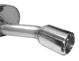 BASTUCK Sportauspuff / ESD für: AUDI TT | Endrohre: 1x 100 rund