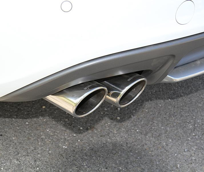 EISENMANN Sportauspuff / Duplex-Anlage ab VSD für: AUDI A4, A4 Quattro - B8 / 2.0TFSI - 132,155 kW / Lim.,Avant | Endrohre: 4x 90x70mm oval,abgesetzt | Hinweis: es müssen Änderungen gemacht werden.