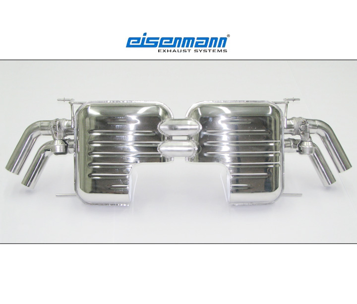EISENMANN Sportauspuff / Duplex-ESD für: AUDI R8 / V8 4.2 - 309,316 kW, V10 5.2 - 368 kW | Endrohre: ohne / ESD hat Klappen-System wie original / wird mit elektr. Fernbedienung geliefert (Verwendung auf öffentl. Strassen verboten).