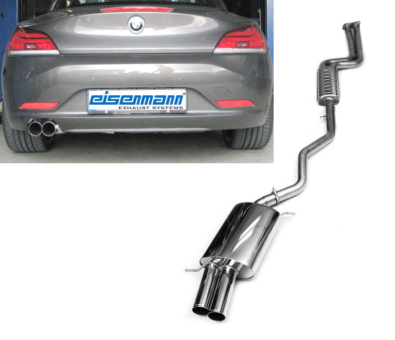 EISENMANN Sportauspuff / Anlage ab Kat. für: BMW Z4 sDrive 23i, 30i / E89 - 150,190 kW | Endrohre: 2x 76mm rund