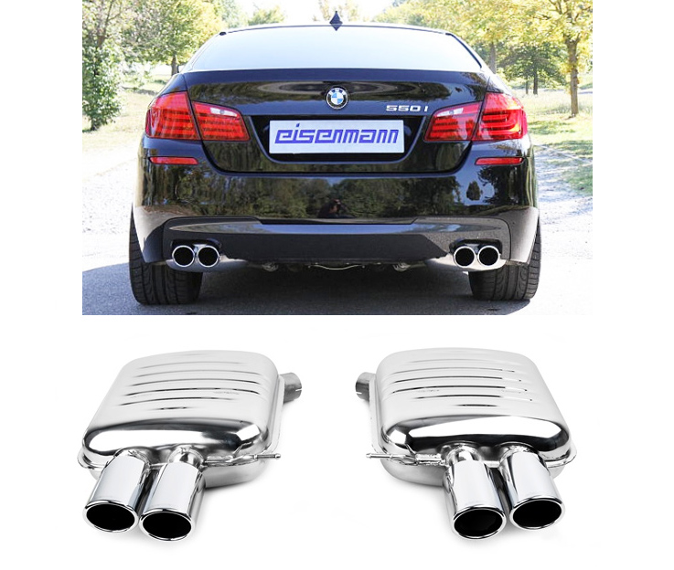 EISENMANN Sportauspuff / Duplex-ESD für: BMW 550i/xi - F10 / 300 kW | Endrohre: 4x 90mm rund