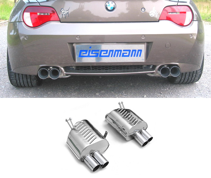 EISENMANN Sportauspuff / Duplex-ESD für: BMW Z4M - E85,E86 / 252 kW | Endrohre: 4x 83mm rund,abgesetzt