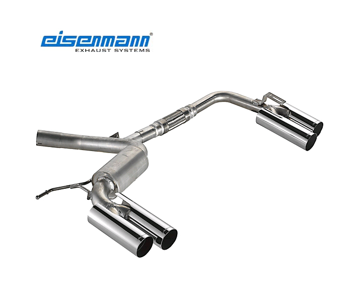 EISENMANN Sportauspuff / Duplex-ESD für: BMW 118d, 120d - E87 / bis 2.2007 / 89,90,110,120 kW | Endrohre: 4x 70mm rund | für M-Paket passend