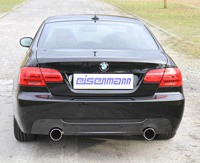 EISENMANN Sportauspuff Duplex Endschalldämpfer BMW E90 Limousine