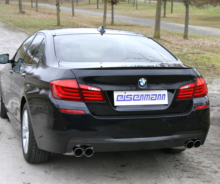 EISENMANN Sportauspuff / Duplex-ESD für: BMW 520d - F10,F11 / 135 kW | Endrohre: 4x 83mm rund