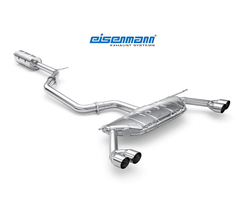 EISENMANN Sportauspuff / Duplex-Anlage ab Kat. für: SEAT Leon Cupra 265, 280, 290 - 5E / 2.0TSI - 195,206,213 kW | Endrohre: 4x 76 rund,schräg