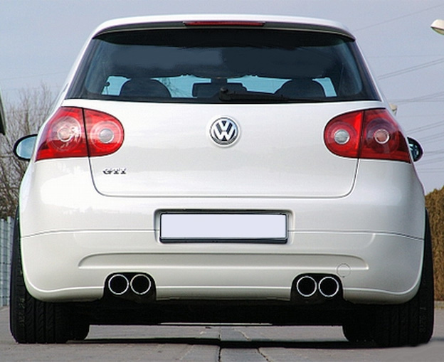 EISENMANN Sportauspuff / Duplex-ESD für: VW Golf 5 GTI / 147 kW | Endrohre: 4x 76mm rund / ändern der Heckschürze ist nötig