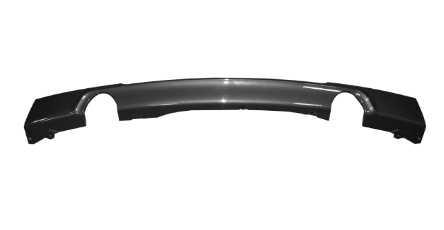 BASTUCK Duplex Heckdiffusor passend zu Sportauspuff / Anlage 76mm ab Kat. für: BMW 328i, 328ix Touring / 2.0T - 180 kW (Motor N20) | Endrohr-Typ: 1x Ø 90mm
