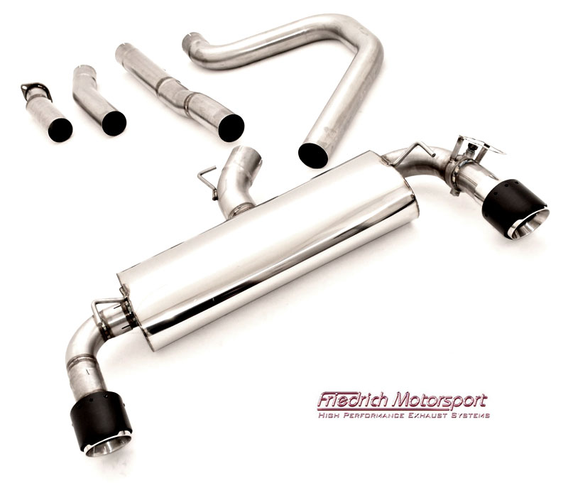 FRIEDRICH Sportauspuff / Duplex-Anlage 90mm Edelstahl ab Kat./OPF für: HYUNDAI i30 Fastback N Performance - PDE / 2.0T - 202 kW, mit OPF  |  Endrohr-Typ: alle / orig. Klappensteuerung kann weiterverwendet werden