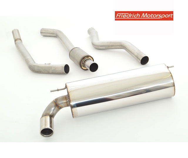 FRIEDRICH Sportauspuff / Anlage 70mm Edelstahl für: BMW 316i,320i - F30,F31, 2012-4.15 / 1.6T - 100,125 kW | Endrohr-Typen: alle